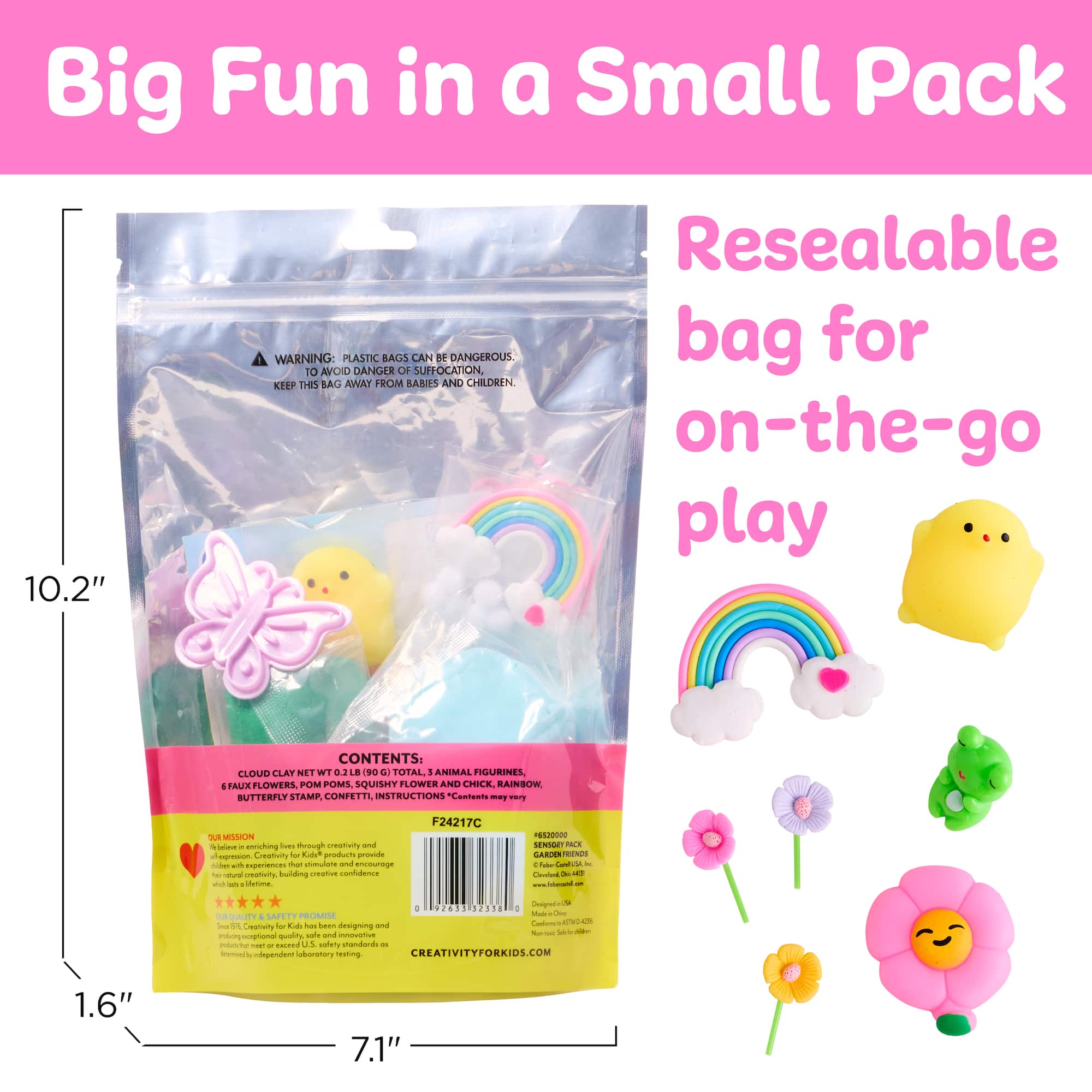 Creativity for Kids® Garden Friends Sensory Pack